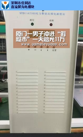 厦门一男子冲进“假股市”一天赔光11万‘乐鱼game’(图1)